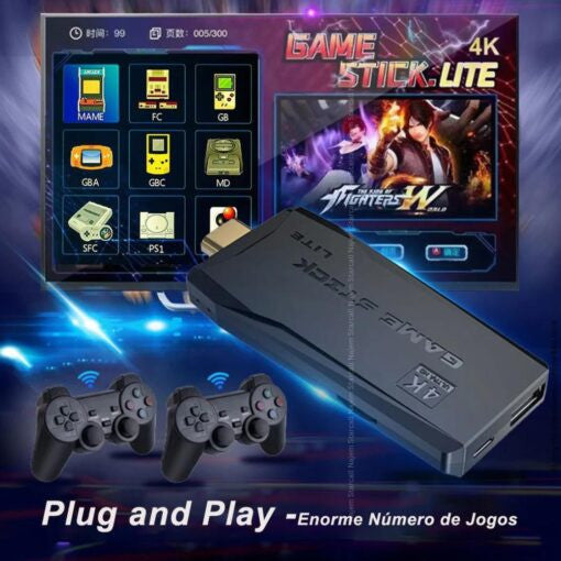 جهاز ألعاب الفيديو الأصلي game stick 4k