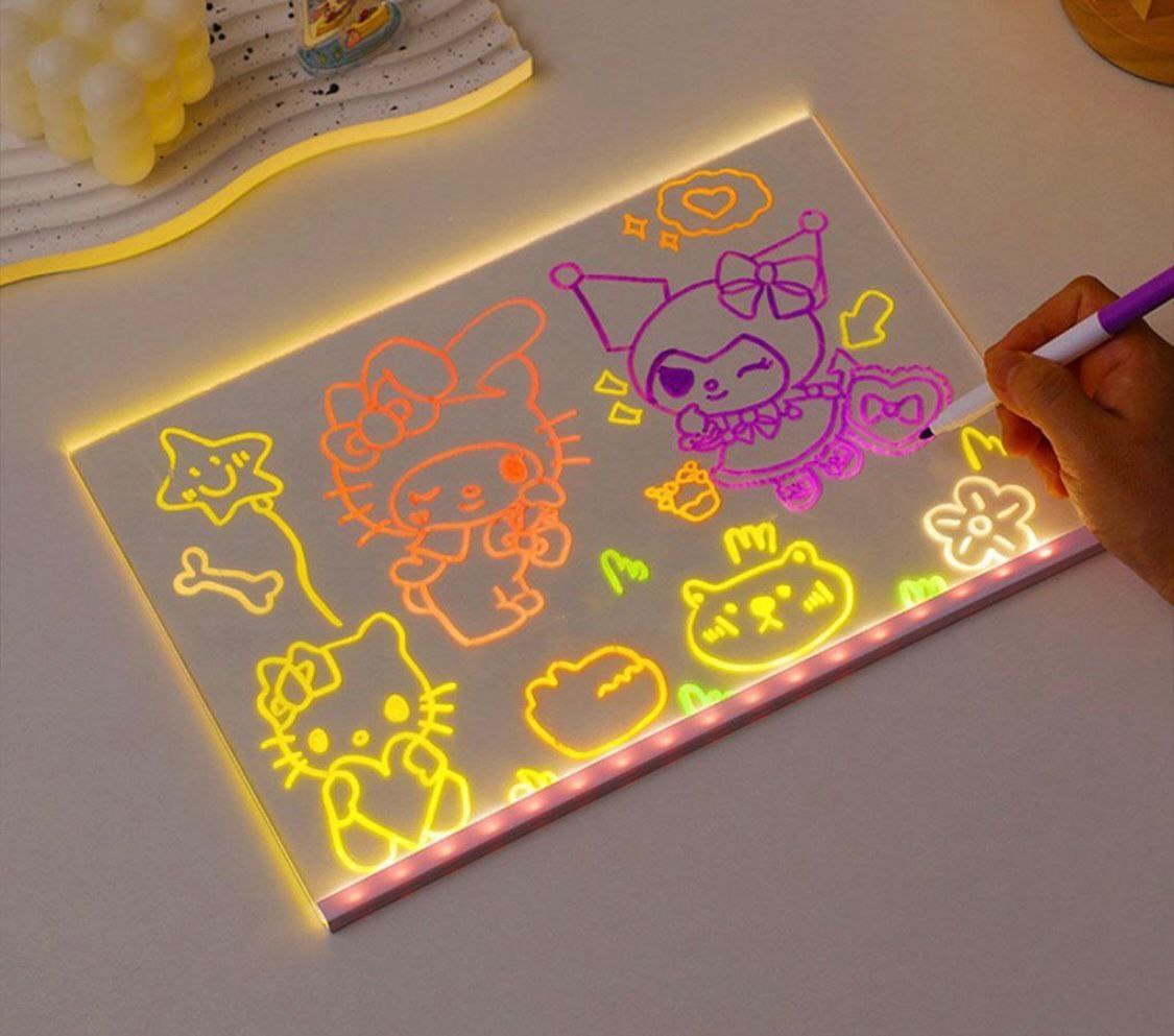 لوحة كتابة  ملونة من الأكريليك قابلة للمسح